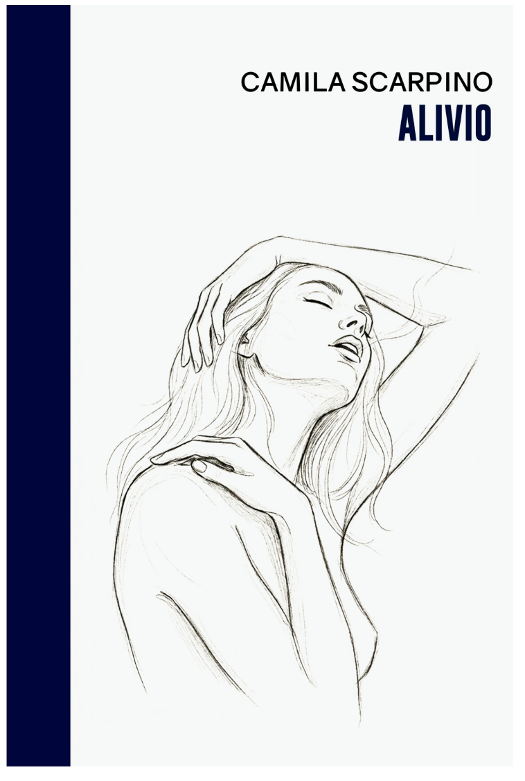 Portada de ALIVIO, libro de poesía de Camila Scarpino